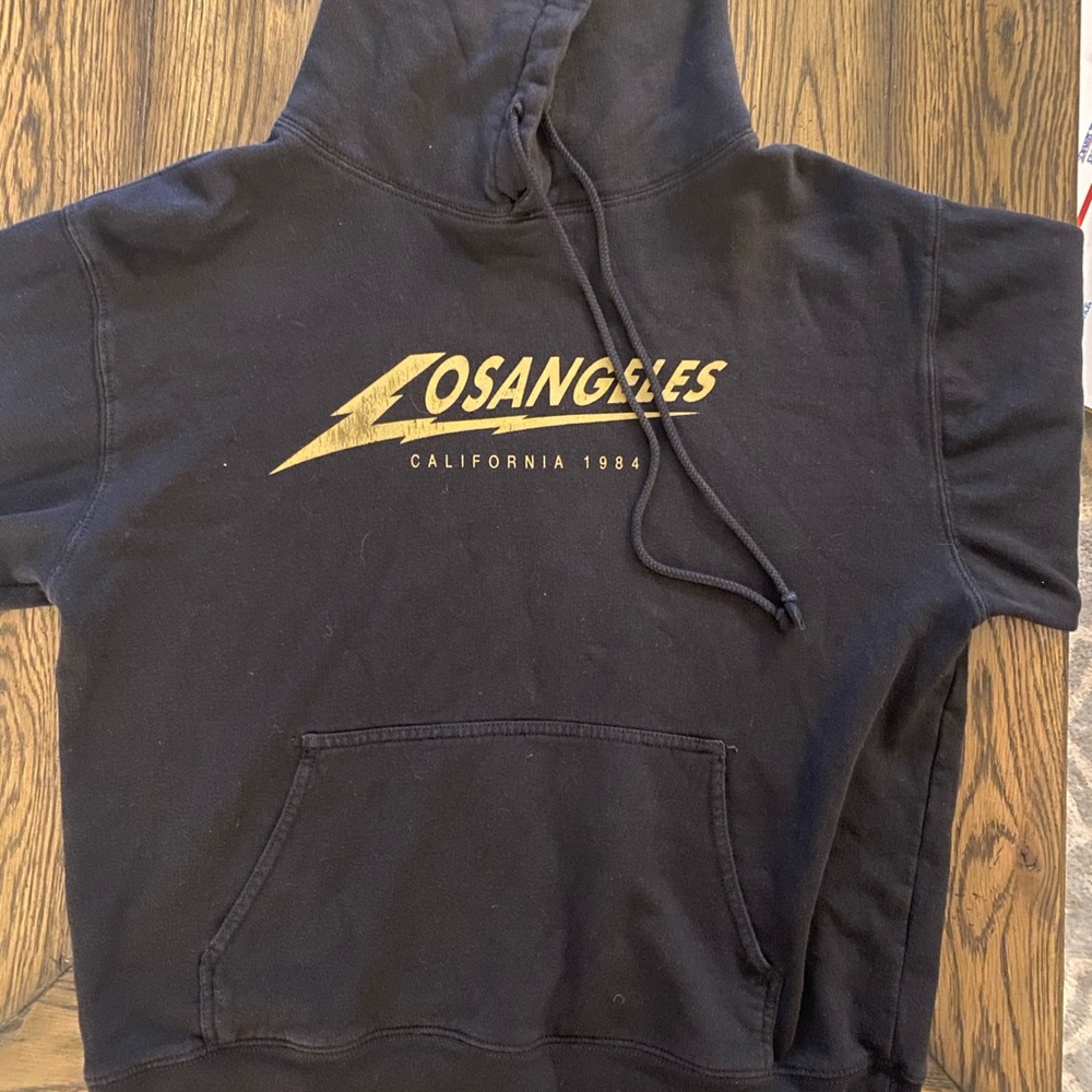 brandy melville Los Angeles black hoodie